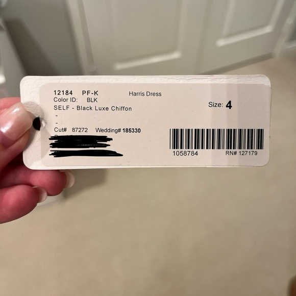 Jenny Yoo Black Harris Dress - Picture 6 of 7